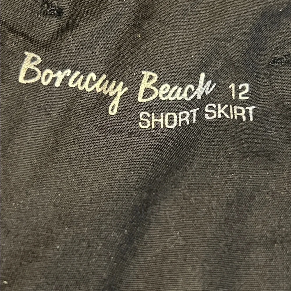 Tommy Bahama Black Boracay Short Skirt Size 12 Beach, Vacation, Travel - Picture 12 of 13